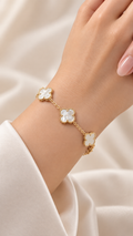 Silver 925 clover bracelet