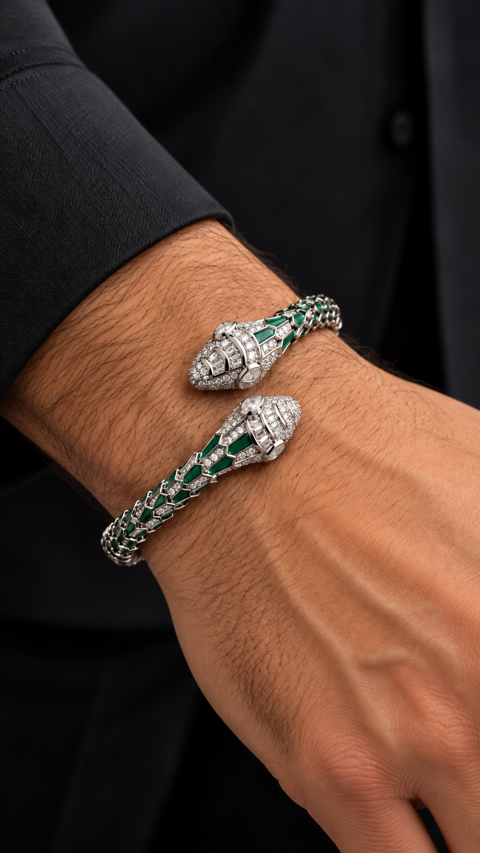Silver 925 snake bracelet