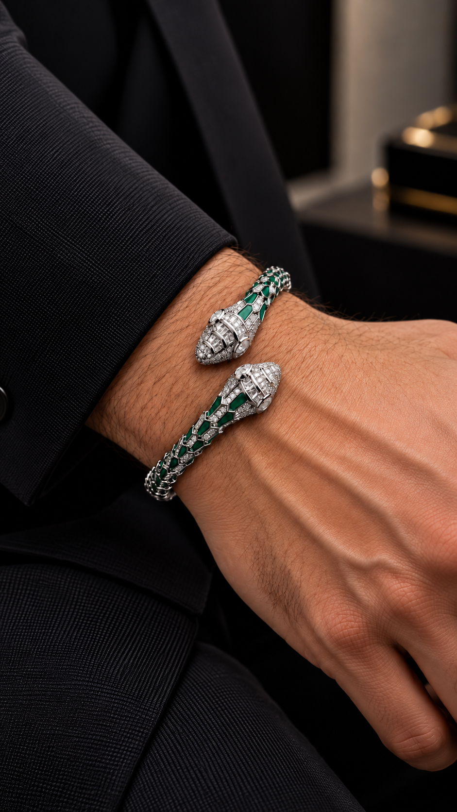 Silver 925 snake bracelet